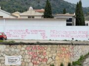 Ancora scritte no vax comparse questa mattina a San Giovanni Rotondo