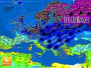 Arriva il freddo e qualche fiocco di neve, allerta meteo della Protezione Civile
