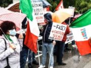 Processo attivisti CasaPound Bari, presidio delle associazioni antifasciste pugliesi