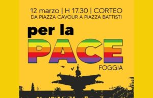 Coordinamento “Capitanata per la pace” in piazza a Foggia