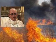 Incendio a Baia della Zagare, il vescovo Moscone: “Tocca rispondere con la responsabilità della custodia e della cura”