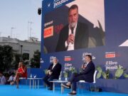 Emiliano alla serata inaugurale de “Il libro possibile” con Tardelli: “Il suo iconico urlo è quella rabbia garbata tipica degli italiani”