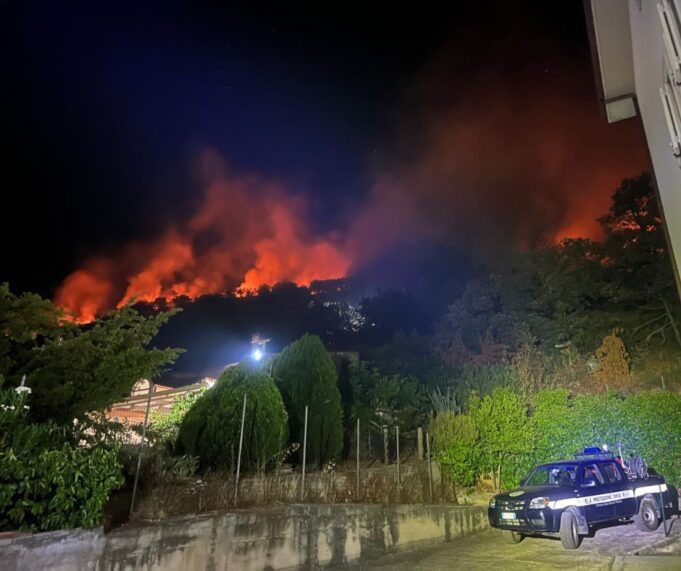incendio San Giovanni Rotondo