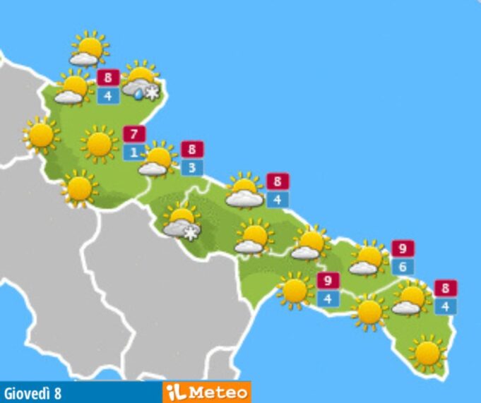 previsione neve Gargano