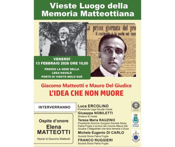Vieste ricordo di Matteotti