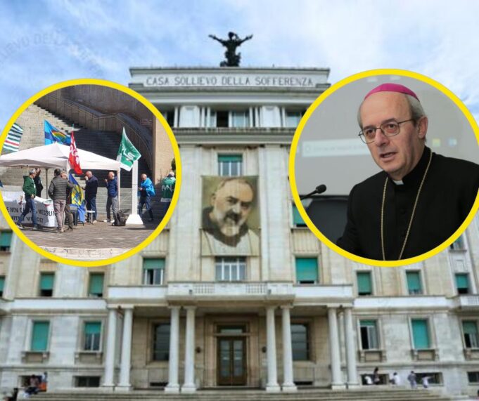 Vertenza casa sollievo della sofferenza Parolin