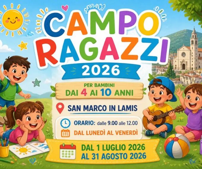 Campo estivo 2026 San Marco in Lamis