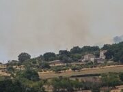 Doppio incendio, Canadair in azione a San Giovanni Rotondo
