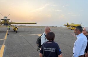 Protezione civile, atterrati a Foggia i Fire Boss della Protezione civile nazionale