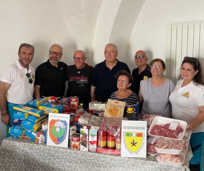 donazione Caritas San Giovanni Rotondo