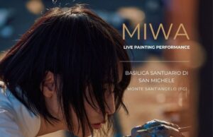 Miwa Komatsu a Monte Sant’Angelo: live painting nel Santuario di San Michele