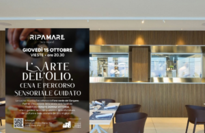 Vieste, l’olio del Gargano protagonista a tavola: a Ripamare una cena sensoriale